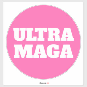 Sticker Ultra MAGA femmes roses pour Trump