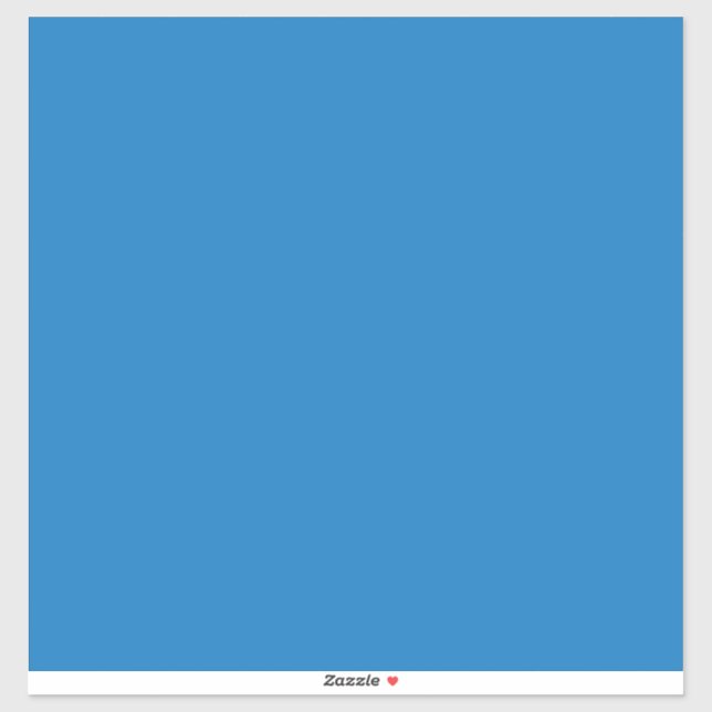 Sticker un arrière - plan bleu avec un (Feuille)