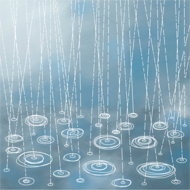 Sticker Un autre jour pluvieux (Devant)