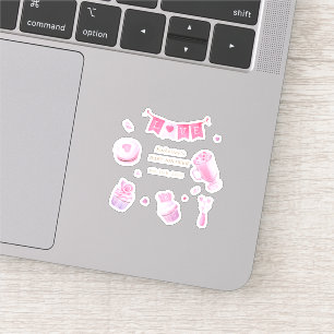 Sticker Un Baby shower Un Peu Chéri