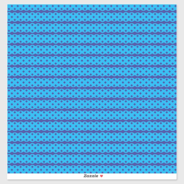 Sticker Un ciel bleu clair s'étend au-dessus d'un bleu pro (Feuille)