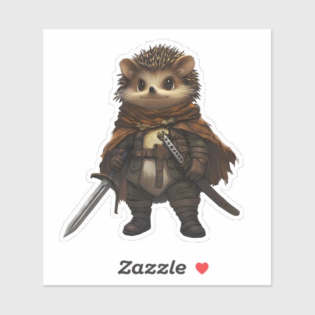 Sticker Un guerrier à quai (Feuille)