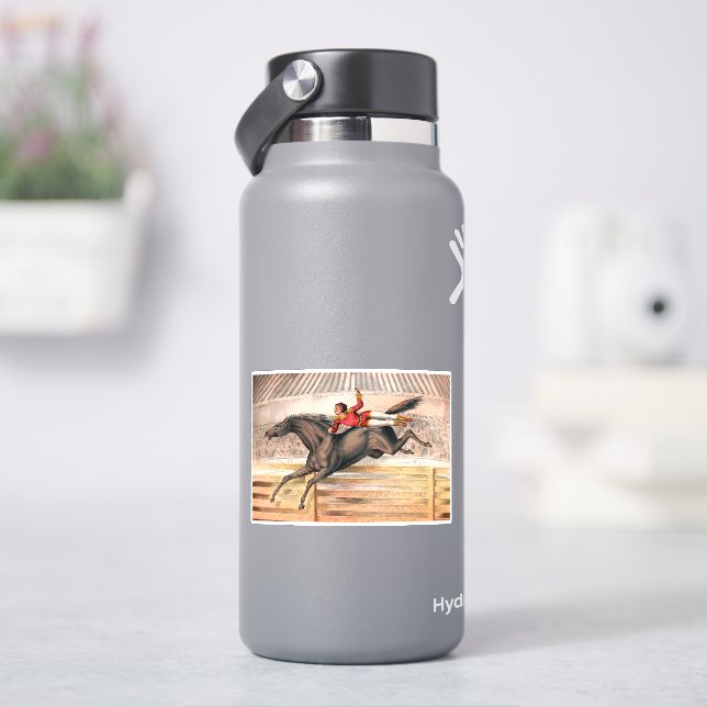 Sticker Un Interprète De Cirque À Cheval De Voûte (HydroFlask)