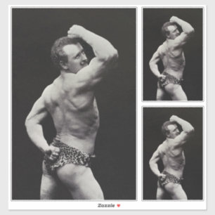 Sticker Un nouvel article de StrongMen Eugen Sandow Bodybu