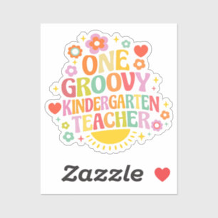 Sticker Un professeur d'école maternelle super