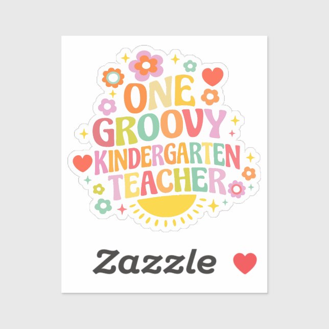 Sticker Un professeur d'école maternelle super (Feuille)