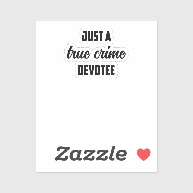 Sticker Un vrai crime dévot : le statut de passion du fan  (Feuille)