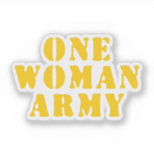 STICKER UNE ARMÉE FEMME