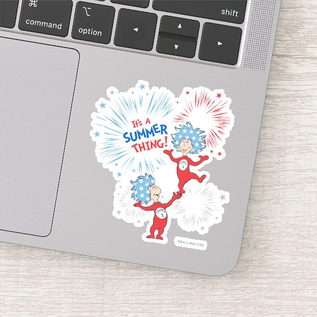 Sticker Une chose deux C'est une chose d'été (Détail)