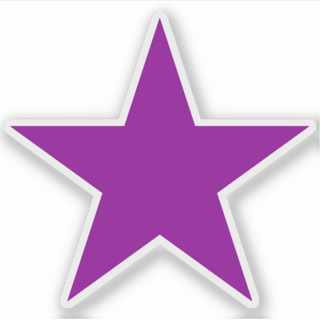Sticker Une étoile violette de l'anarcha-féminisme (Devant)
