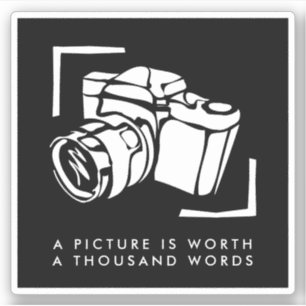 Sticker Une image vaut mille mots photographie
