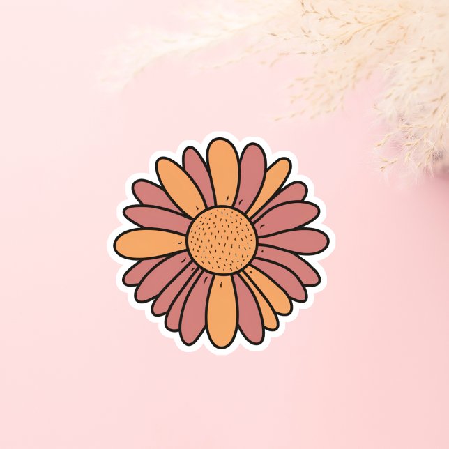 Sticker une jolie fleur de marguerite pastel (Créateur téléchargé)