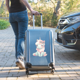 Sticker Une jolie licorne fière