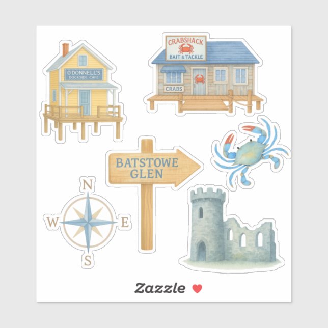 Sticker Une Marissa Caldwell enquête sur la collection #3 (Feuille)