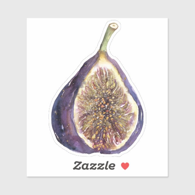 Sticker Une peinture sur figue (Feuille)