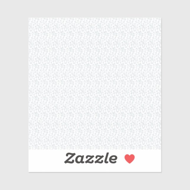 Sticker Une surface entièrement blanche et sans fonctionna (Feuille)