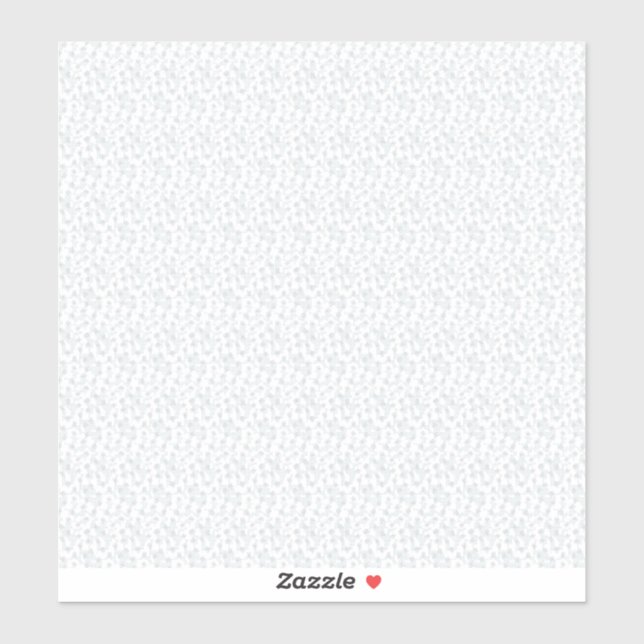 Sticker Une surface entièrement blanche et sans fonctionna (Feuille)