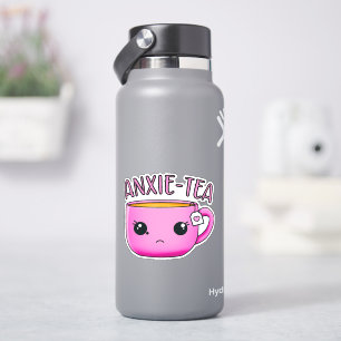 Sticker Une tasse d'ANXIE-TEA Kawaii Tea Pun