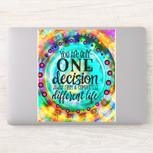 Sticker Une vie différente amusante Inspiration tendance