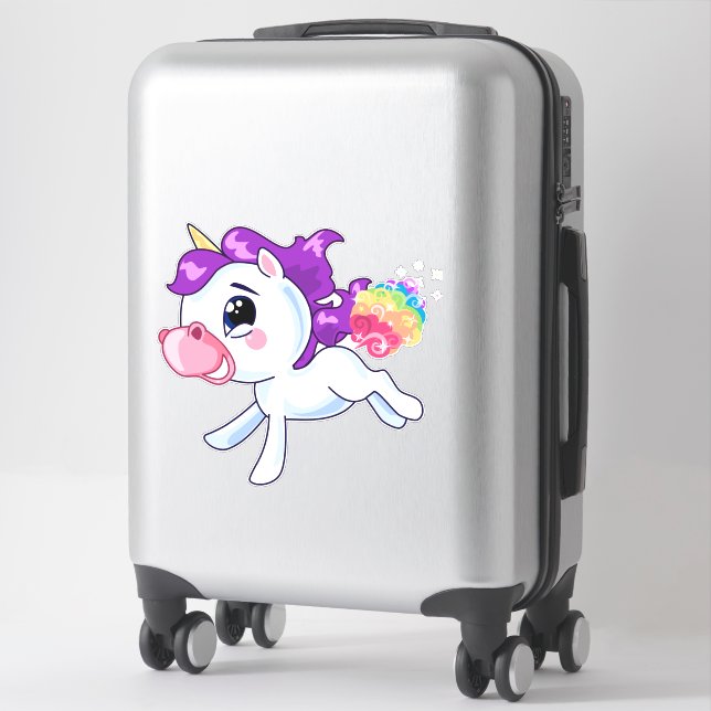 Sticker Unicorn (Sur valise)