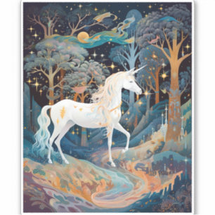 Sticker Unicorn Imaginaire Art