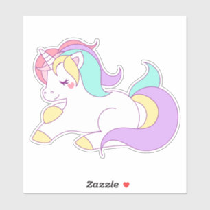 Sticker Unicorne