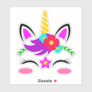 Sticker Unicorne