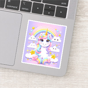 Sticker Unicorne céleste Bliss