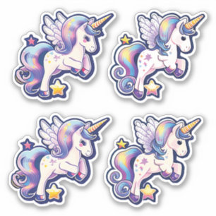 Sticker Unicorne magique