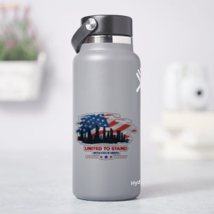 Sticker Unis pour rester   4"x 4"- transparent brillant