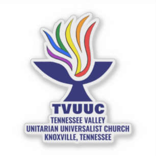 Sticker Universaliste unitaire de TVUUUC Tennessee Valley