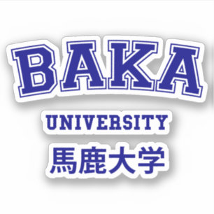 STICKER UNIVERSITÉ DE BAKA