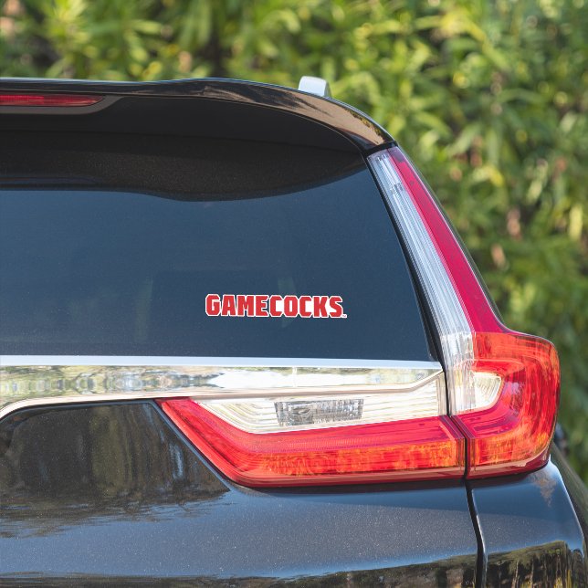 Sticker Université d'État de Jacksonville Gamecocks Logo R (Côté voiture)