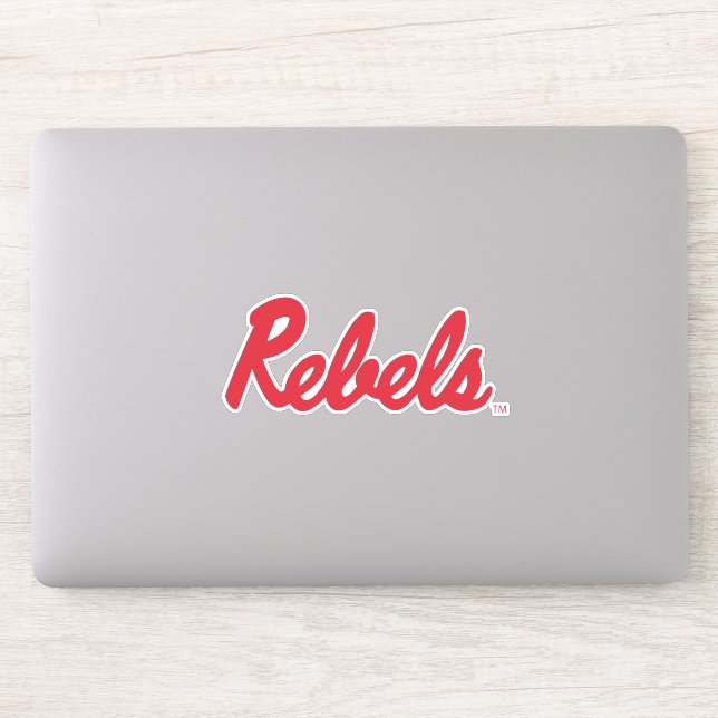 Sticker Université du Mississippi | Script Rebels (Ordinateur)