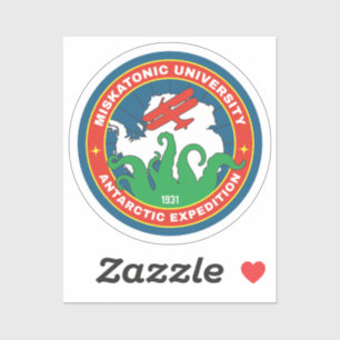 Sticker Université Miskatonique Expedition Antarctique