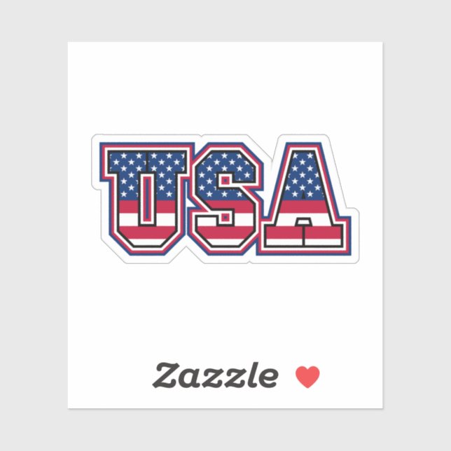 STICKER USA (Feuille)