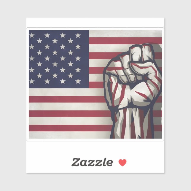 STICKER USA (Feuille)