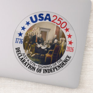 Sticker USA 250 - 1776-2026 - Déclaration d'indépendance