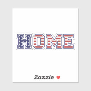 Sticker USA Home