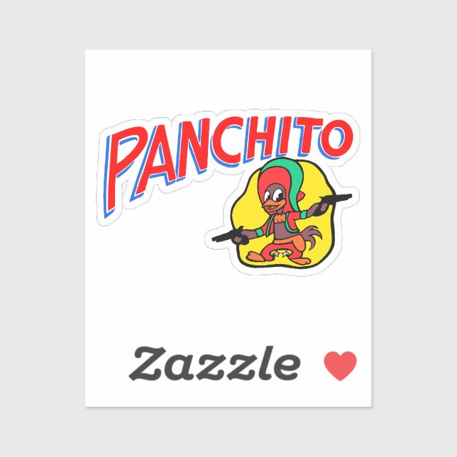 Sticker USAF B-25 - Panchito - Nez Art (Feuille)
