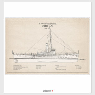 Sticker USCGC Chelan - SBD