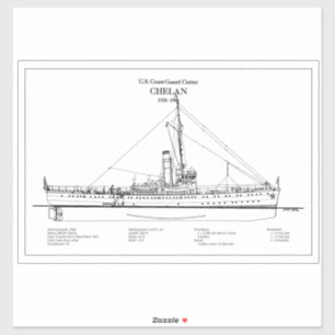 Sticker USCGC Chelan - SBD
