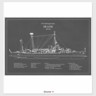 Sticker USCGC Duane wpg-33 - PD