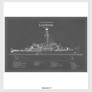 Sticker USCGC Eastwind wagb-279 - ABD