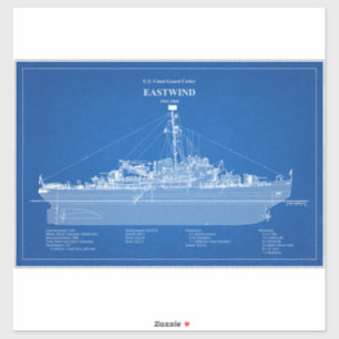 Sticker USCGC Eastwind wagb-279 - ABD