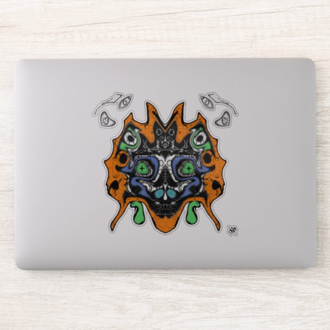 Sticker v1 démon oriental (Ordinateur)