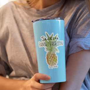 Sticker Vacances en famille Croisière personnalisée à l'an