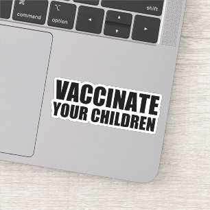 Sticker Vaccinez vos enfants Portable de vaccination Pro