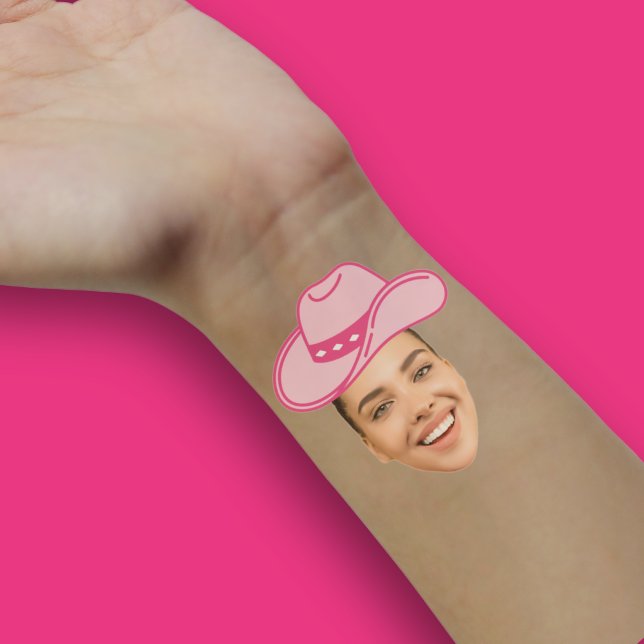 Sticker Vachette disco rose visage de mariée personnalisab (Créateur téléchargé)