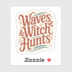Sticker Vagues et Chasses aux Sorcières Fantastique Littér